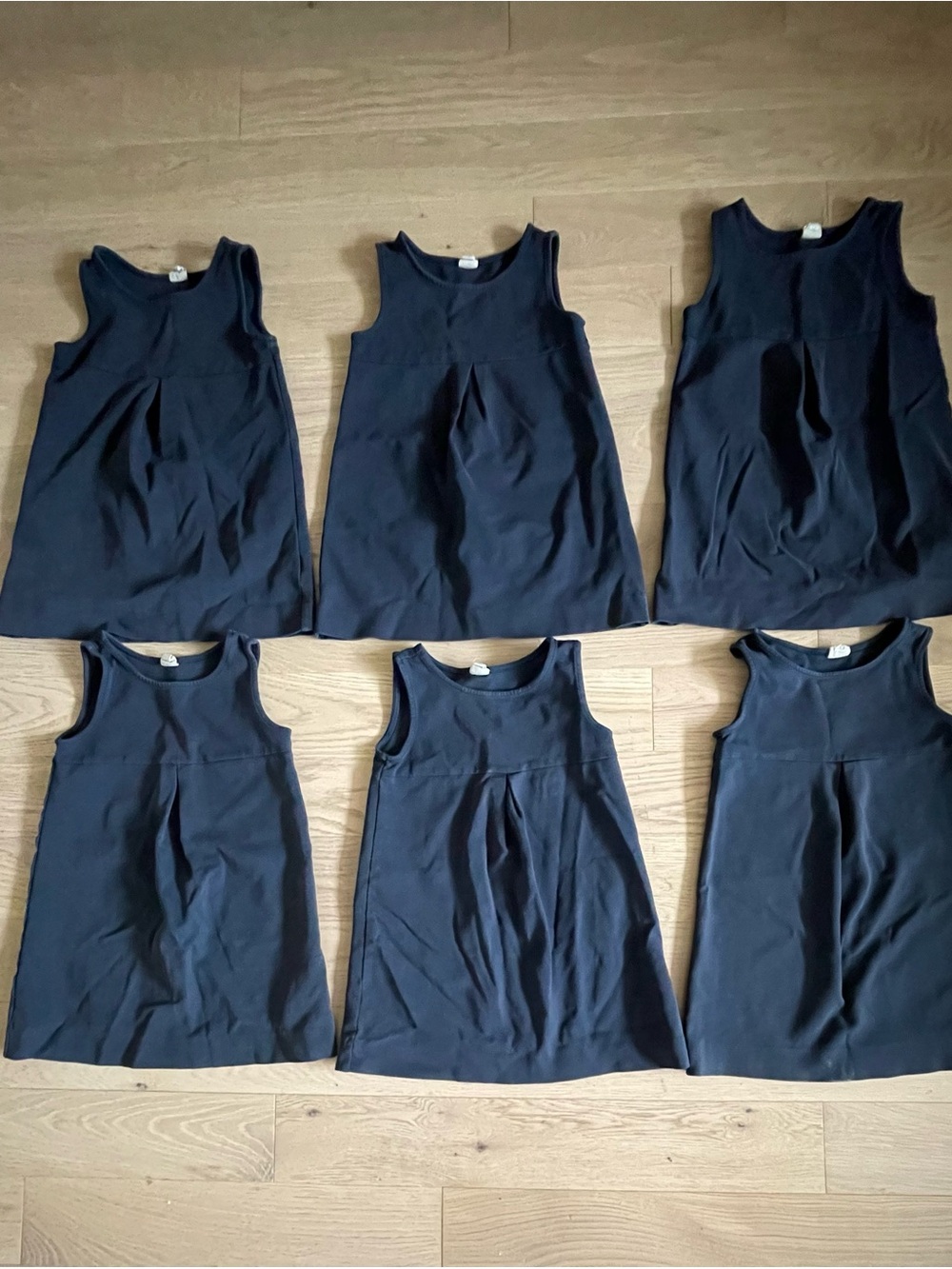 GAP Navy Sleeveless Pleated Kids Dress - 6 pack. School Uniform Size 6/7